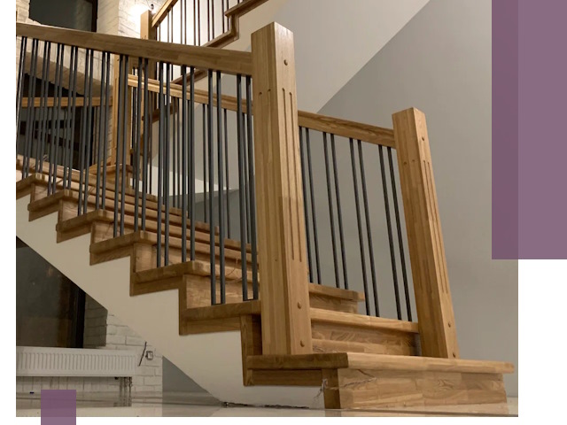 Реставрация деревянных и металлических лестниц в Троицке