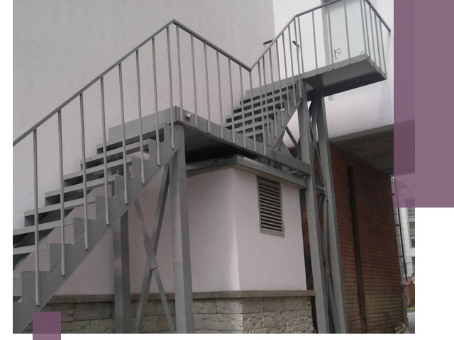 Монтаж пожарных лестниц под ключ в Троицке с гарантией качества