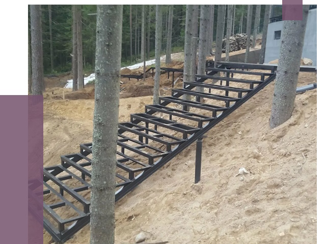 Монтаж металлических лестниц в Троицке от 13662 руб. 