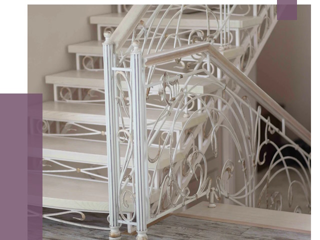 Изготовление кованых лестниц на заказ в Троицке от 87644 руб. | ПРОЛЁТ-Трц