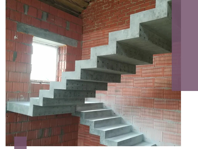 Бетонные лестницы под ключ в Троицке: монтаж, демонтаж, ремонт