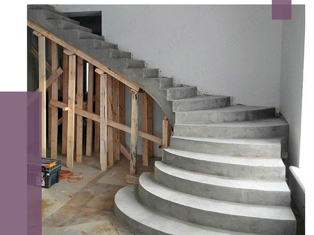Изготовление бетонных лестниц под ключ в Троицке от 20106 руб. | ПРОЛЁТ-Трц