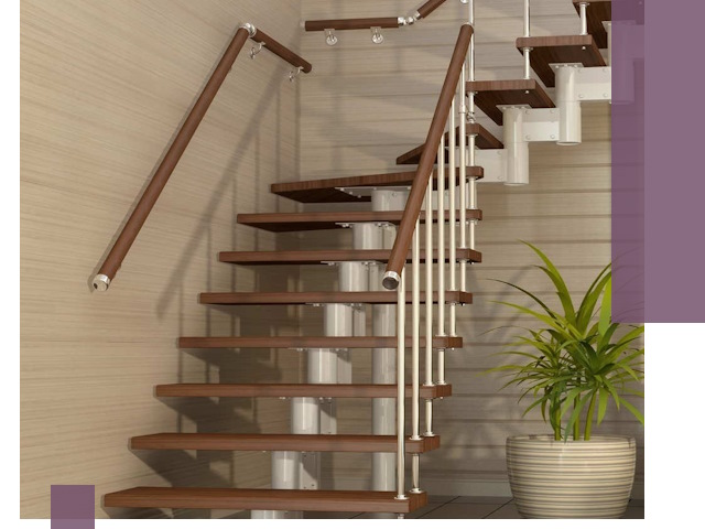 Изготовление модульных лестниц под ключ в Троицке