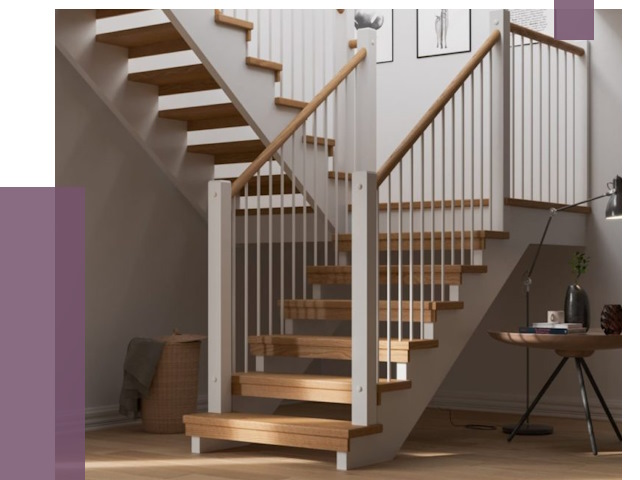 Маршевые лестницы в Троицке от 38408 руб. — монтаж | ПРОЛЁТ-Трц