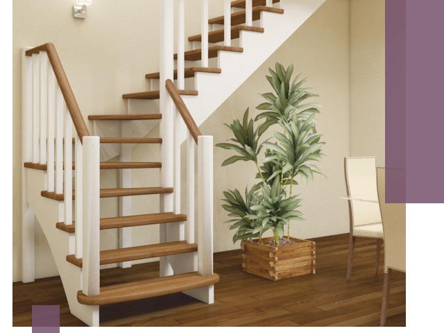 Г-образные лестницы под ключ в Троицке — изготовление и монтаж