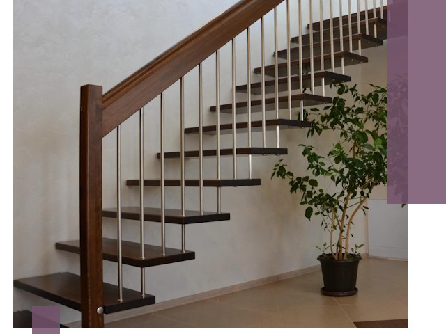 Лестницы на больцах под ключ в Троицке – изготовление и монтаж