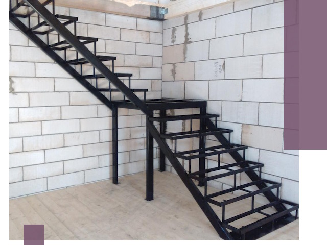 Лестницы на металлокаркасе под ключ в Троицке — изготовление и монтаж