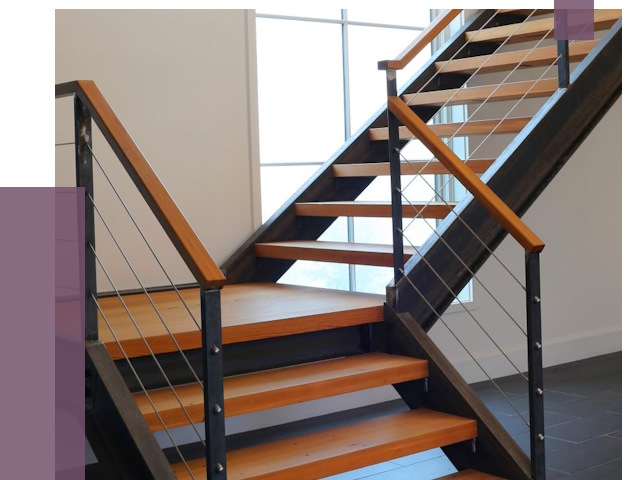 Изготовление лестниц на металлокаркасе в Троицке от 19075 руб. | ПРОЛЁТ-Трц