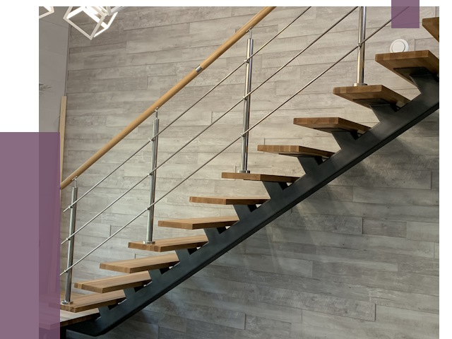 Изготовление лестниц на монокосоуре в Троицке от 76817 руб. 