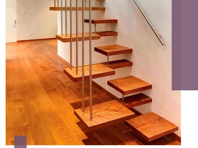 Лестницы «гусиный шаг» на заказ в Троицке для узких пространств