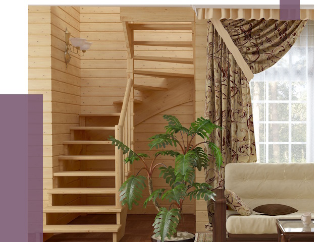 Лестницы для дачи в Троицке от 76559 руб.  | ПРОЛЁТ-Трц