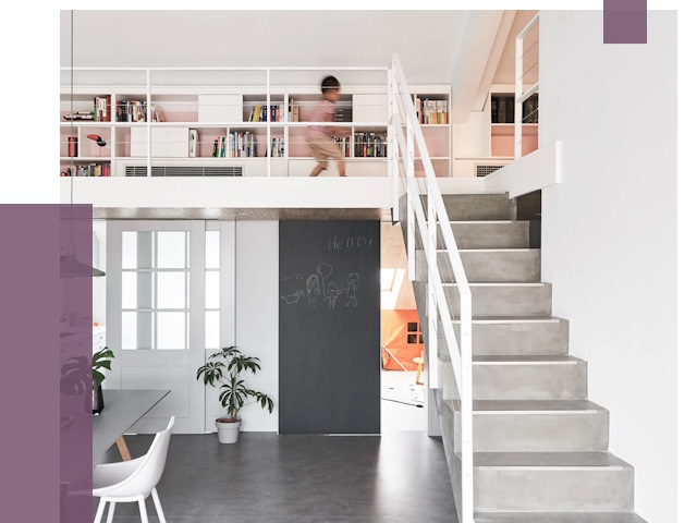 Лестницы для двухуровневой квартиры в Троицке от 177865 руб. | ПРОЛЁТ-Трц