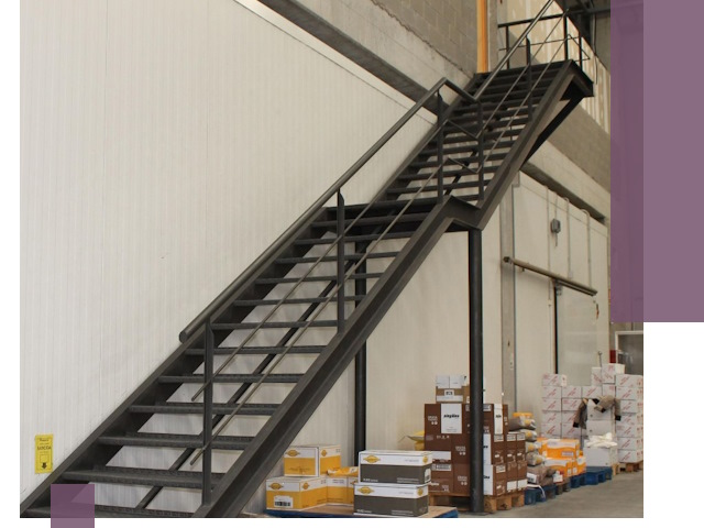 Лестницы для производства в Троицке — изготовление и монтаж