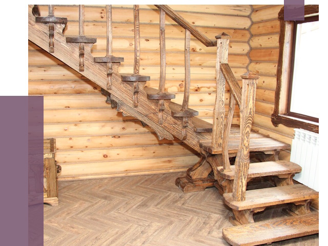 Лестницы в баню в Троицке от 19282 руб. — изготовление | ПРОЛЁТ-Трц