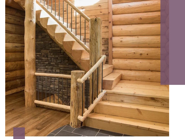 Лестницы в баню под заказ и профессиональный монтаж в Троицке