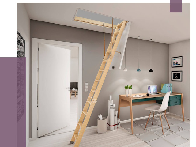 Чердачные лестницы в Троицке — от 14693 руб. | ПРОЛЁТ-Трц