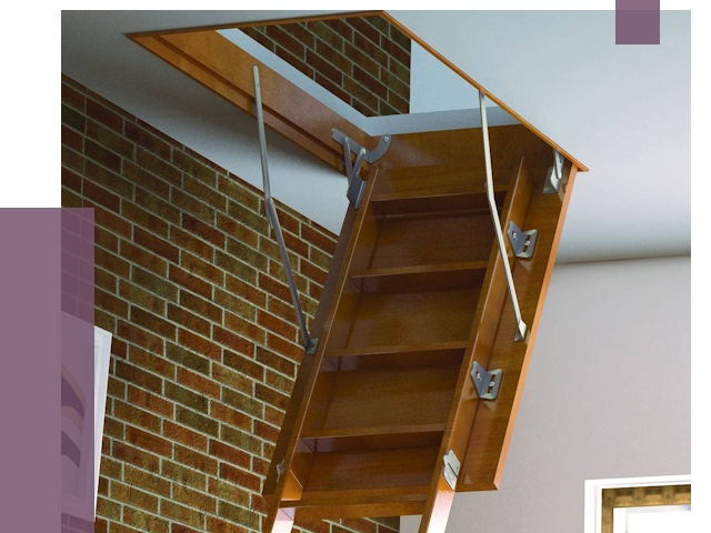 Установка чердачной лестницы в Троицке от 7888 руб. | ПРОЛЁТ-Трц