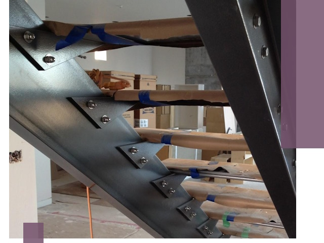 Усиление лестничных конструкций и усиление опор в Троицке