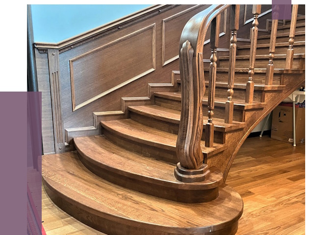 Дубовые лестницы под ключ в Троицке от 177865 руб. — ПРОЛЁТ-Трц