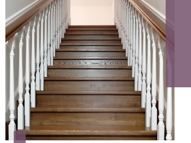 Лестницы из ясеня на заказ в Троицке — изготовление и монтаж