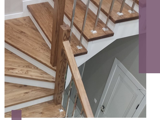 Обшивка металлических лестниц под ключ в Троицке