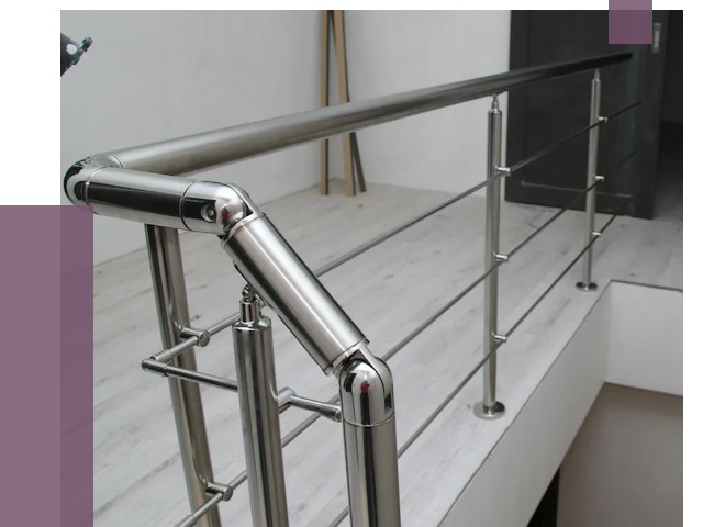 Перила из нержавеющей стали в Троицке от 9074 руб. под ключ | ПРОЛЁТ-Трц