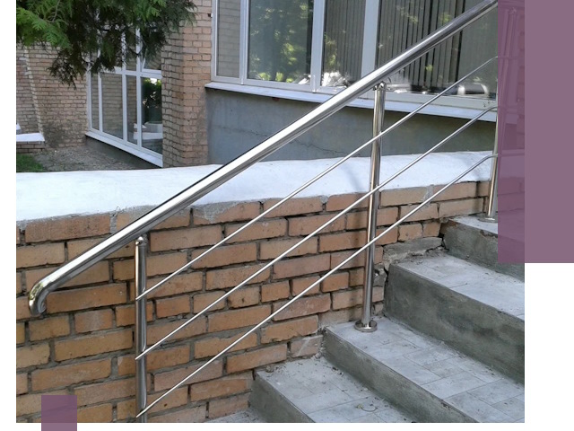 Перила из нержавеющей стали высокого качества в Троицке