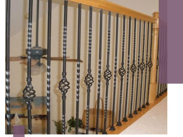 Изготовление и монтаж кованных перил в Троицке под ключ