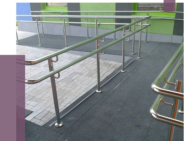 Ограждения пандусов в Троицке от 4382 руб. монтаж | ПРОЛЁТ-Трц