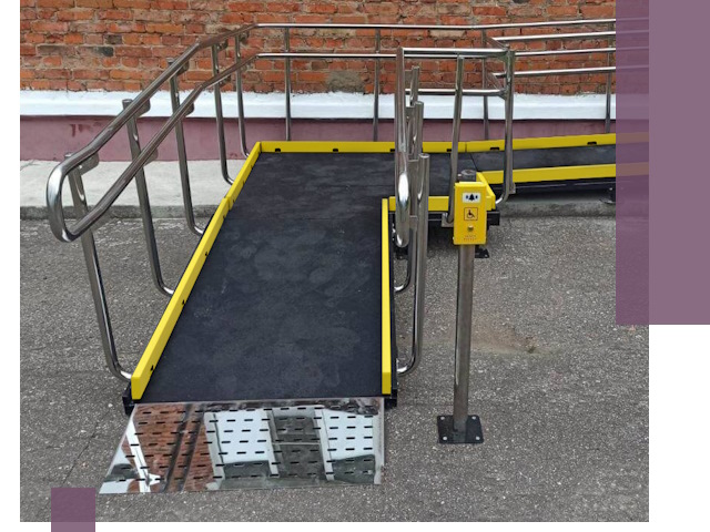 Изготовление наклонных пандусов для инвалидов в Троицке