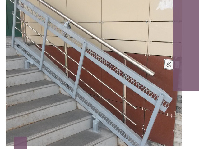 Изготовление откидных пандусов под ключ в Троицке