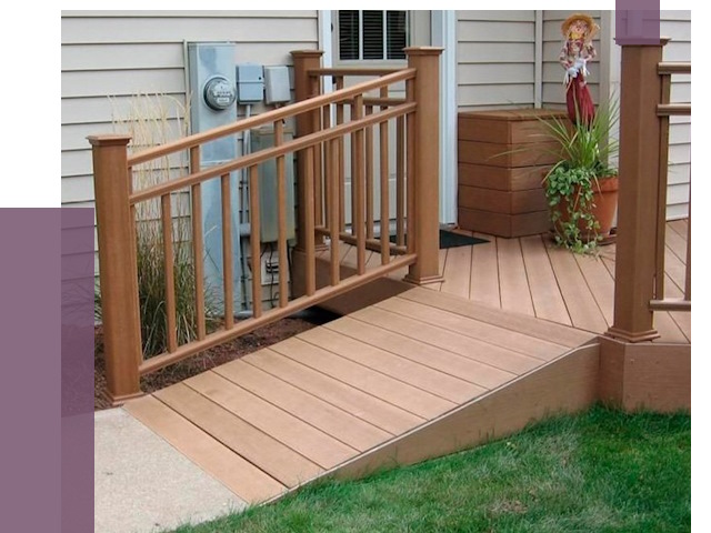 Пандус на крыльцо в Троицке под ключ от 7836 руб. 