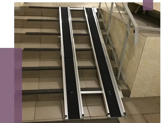 Установка пандуса в подъезд в Троицке от 8043 руб. под ключ | ПРОЛЁТ-Трц