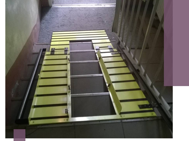 Профессиональный монтаж пандуса в подъезд в Троицке