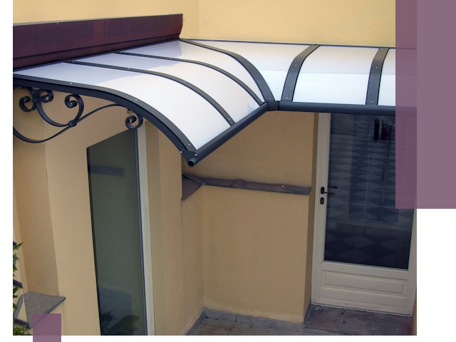 Монтаж козырьков любой сложности в Троицке под ключ