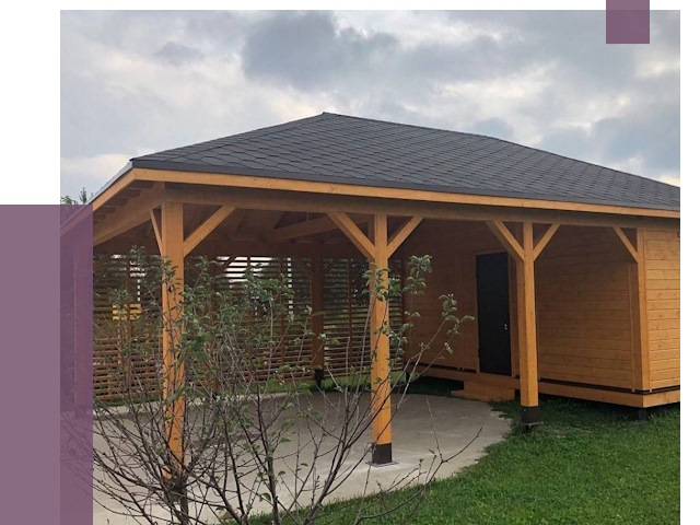 Навесы под ключ в Троицке от 48719 руб.  | ПРОЛЁТ-Трц