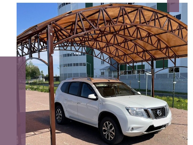 Недорогие навесы в Троицке от 43306 руб. | ПРОЛЁТ-Трц