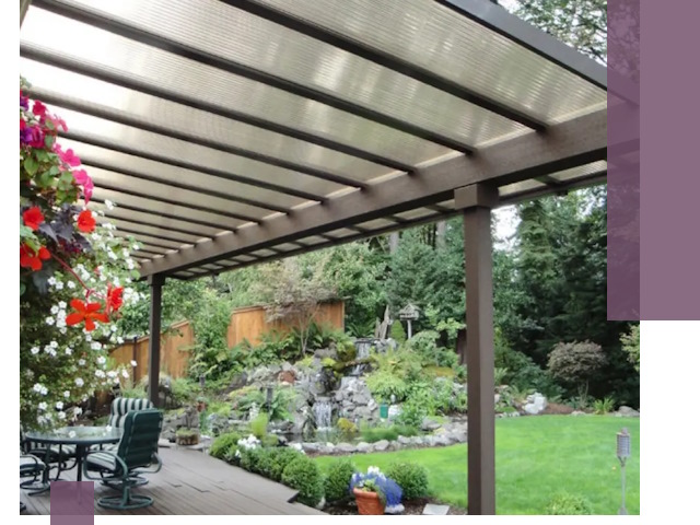 Навесы из поликарбоната под ключ в Троицке быстро и надёжно