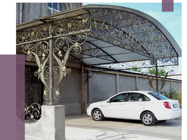 Кованые навесы в Троицке от 14693 руб. | ПРОЛЁТ-Трц