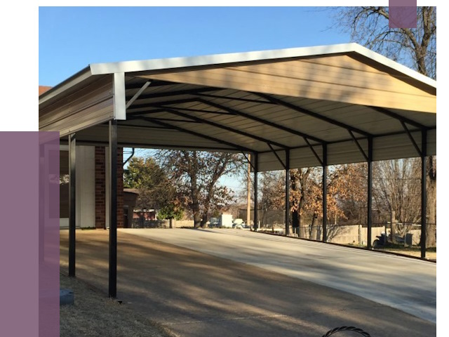 Двускатные навесы в Троицке от 8094 руб. | ПРОЛЁТ-Трц