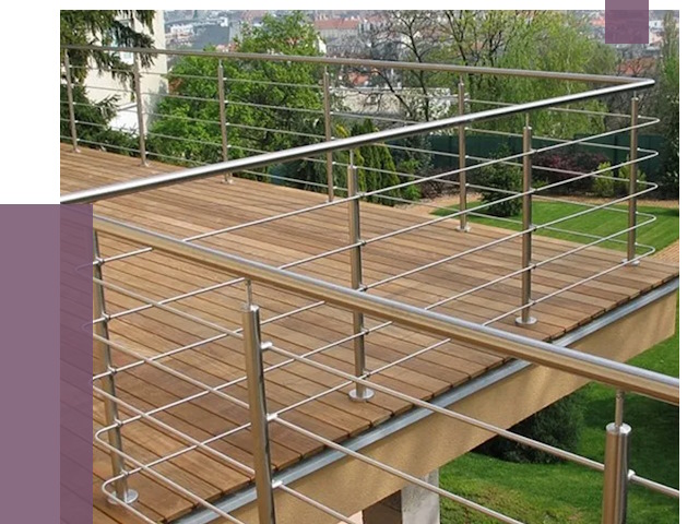 Алюминиевые парапеты в Троицке под ключ от 7836 руб. 