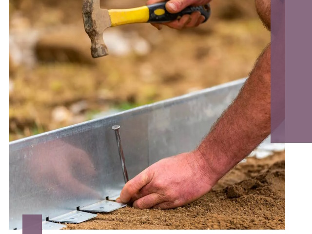 Монтаж металлических бордюров в Троицке быстро и качественно