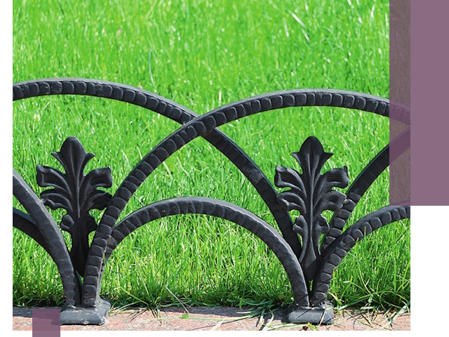 Декоративные металлические бордюры под ключ в Троицке