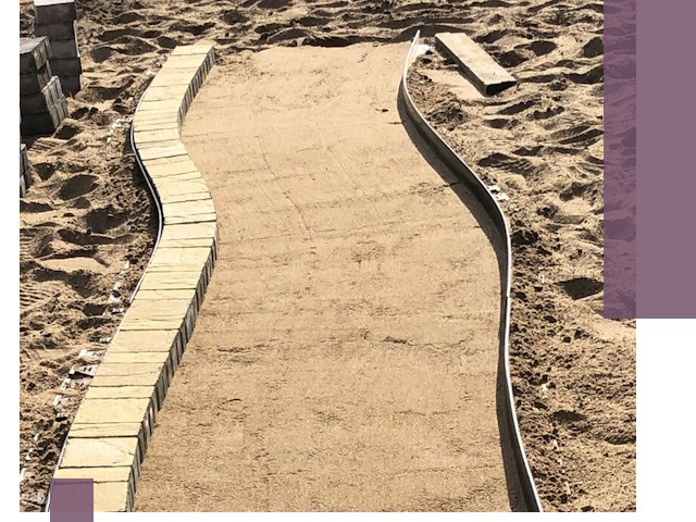 Металлические бордюры для тротуаров в Троицке — прочные и долговечные