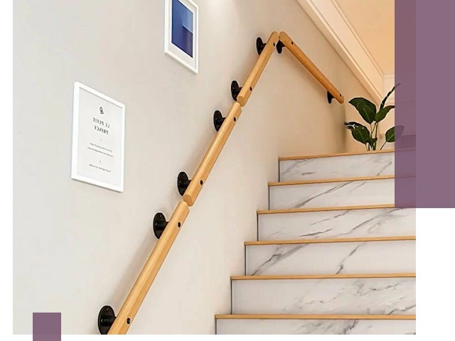 Поручни металлические и деревянные под ключ в Троицке