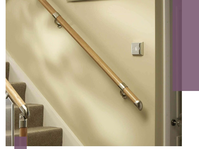 Монтаж пристенных поручней профессионально в Троицке