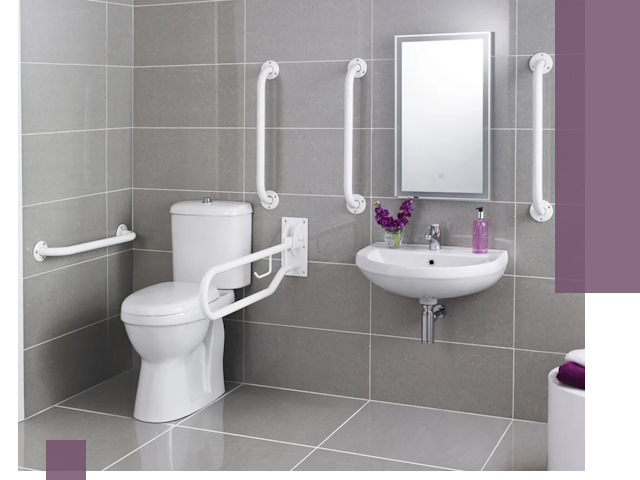 Поручни для санузлов в Троицке: установка, ремонт и монтаж