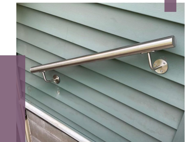 Поручни из нержавеющей стали в Троицке от 7733 руб.  | ПРОЛЁТ-Трц