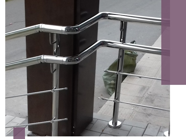 Монтаж поручней из нержавеющей стали в Троицке качественно и быстро